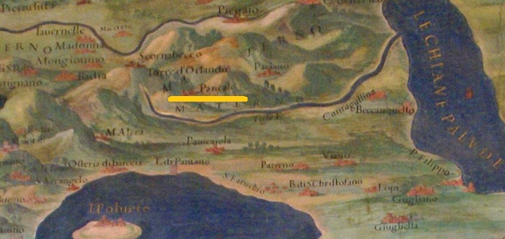 Panicale nella Galleria delle Carte in Vaticano, voluta da Papa Gregorio XIII