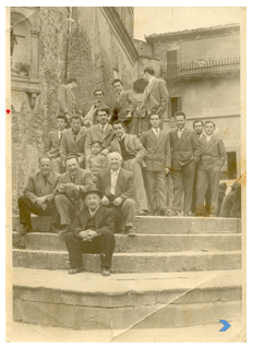 amici sulla cisterna