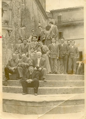 amici sulla cisterna